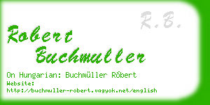 robert buchmuller business card